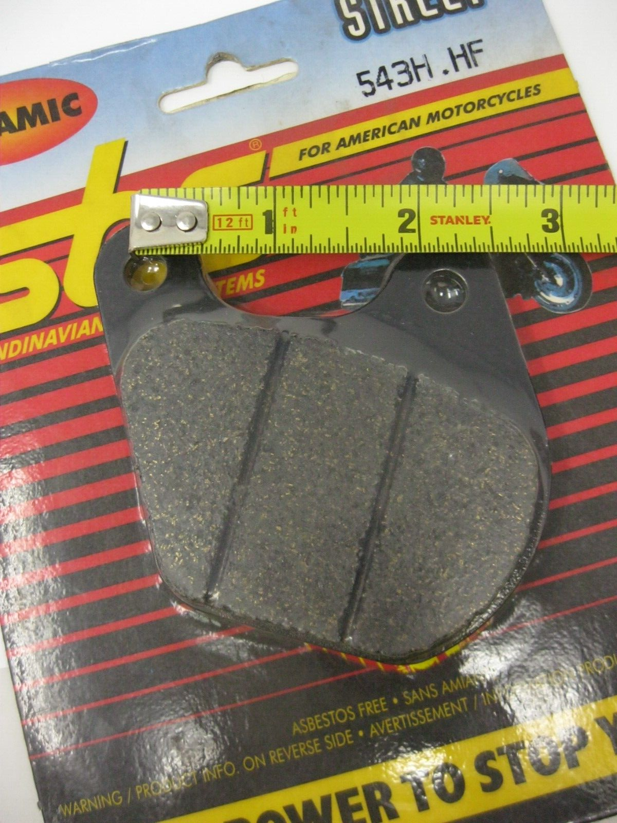 SBS Ceramic Motorcycle DISC BRAKE PADS for HD FLT/FLHT 543H.HF 58020 43395-80A