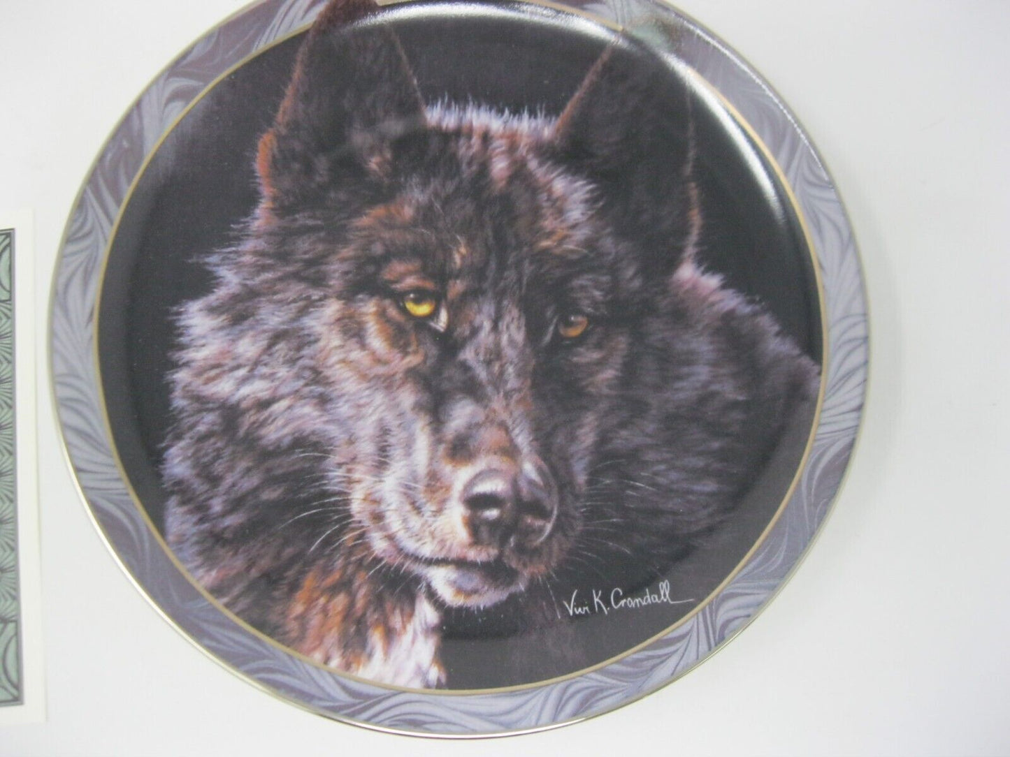 Vivi K Crandall "Keeper of the Night" Collector Plate