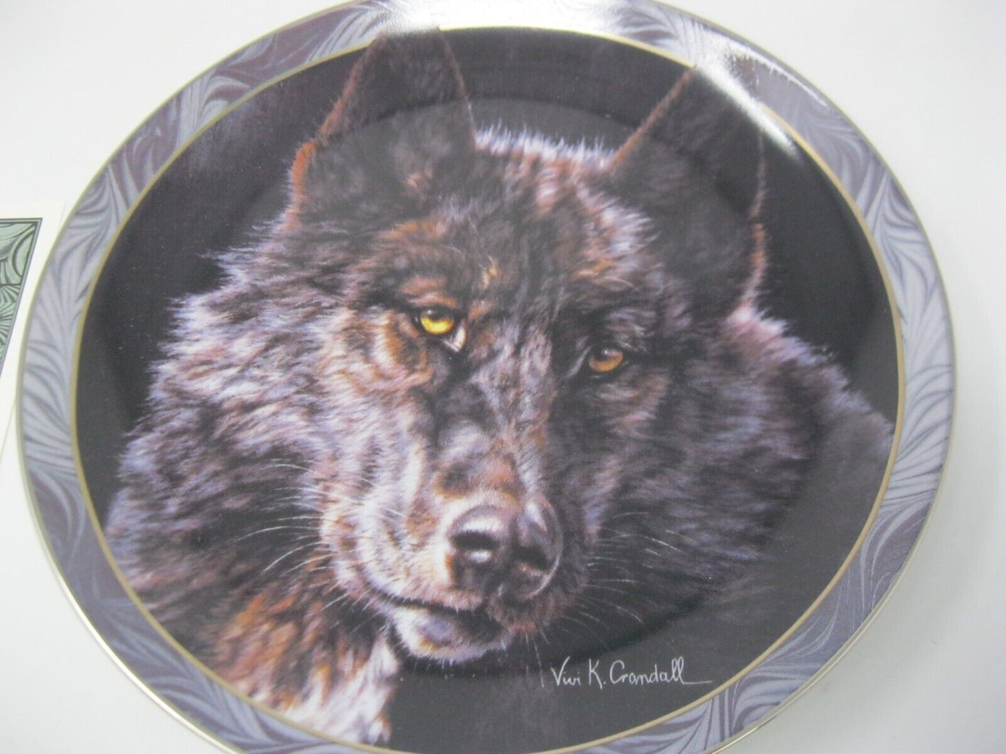 Vivi K Crandall "Keeper of the Night" Collector Plate