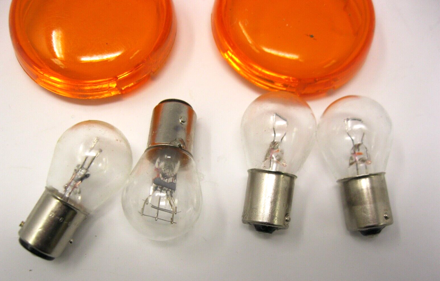 Unbranded 4-Pack of Amber Signal Light Lens's. Replaces Harley OEM 68973-00