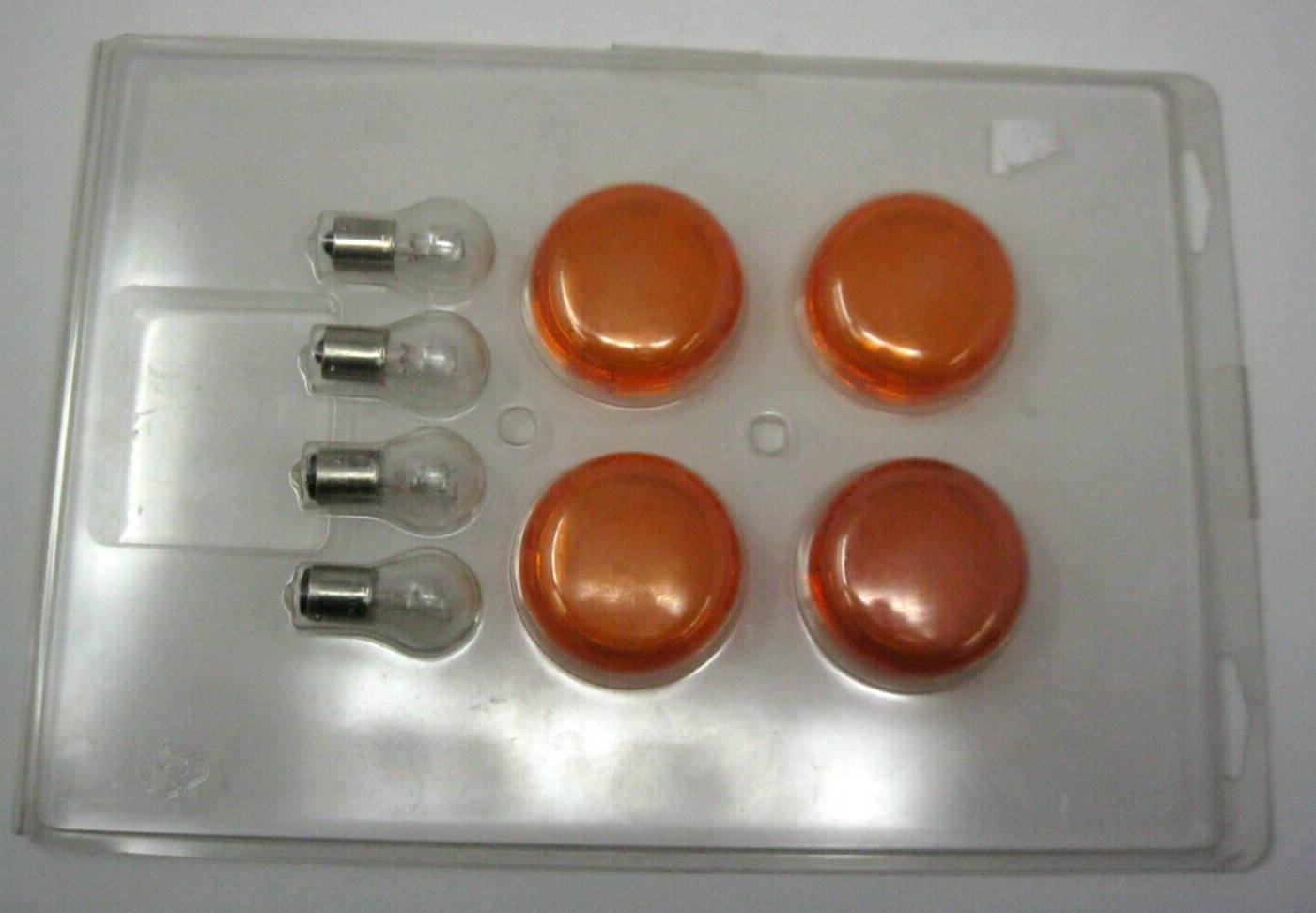Unbranded 4-Pack of Amber Signal Light Lens's. Replaces Harley OEM 68973-00