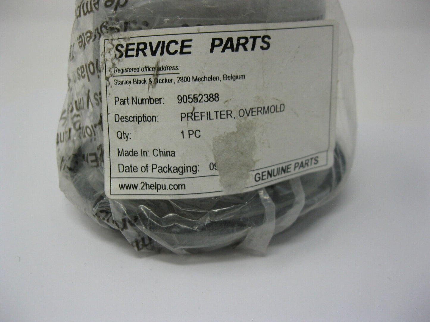 Black and Decker OEM Prefilter 90552388