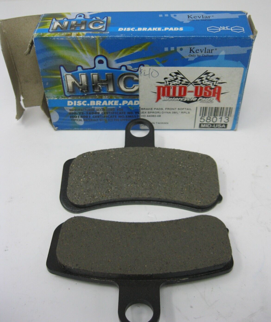 NHC Brake Pad Set FOR BIG TWIN & SPORTSTER Harley Davidson 58013