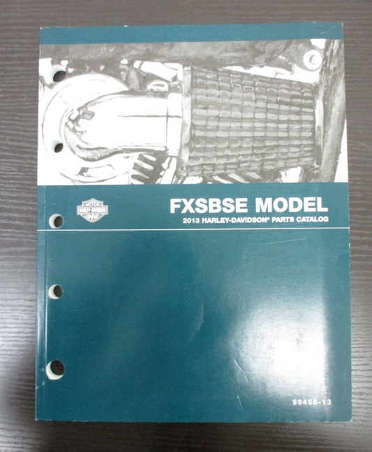 Harley-Davidson 2013 FXSBSE Model Parts Catalog 99458-13