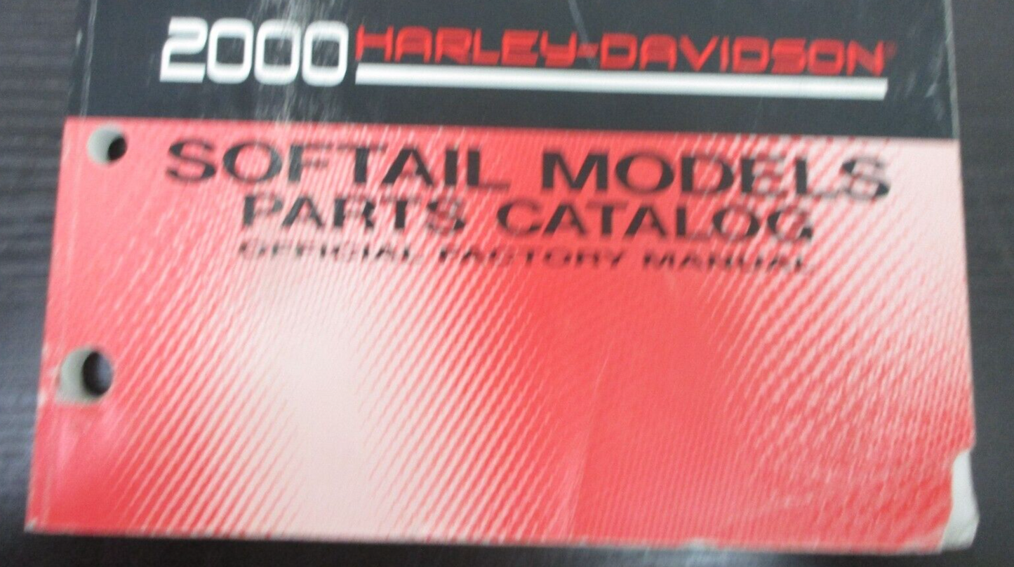 Harley-Davidson 2000 Softail Models Parts Catalog 99455-00