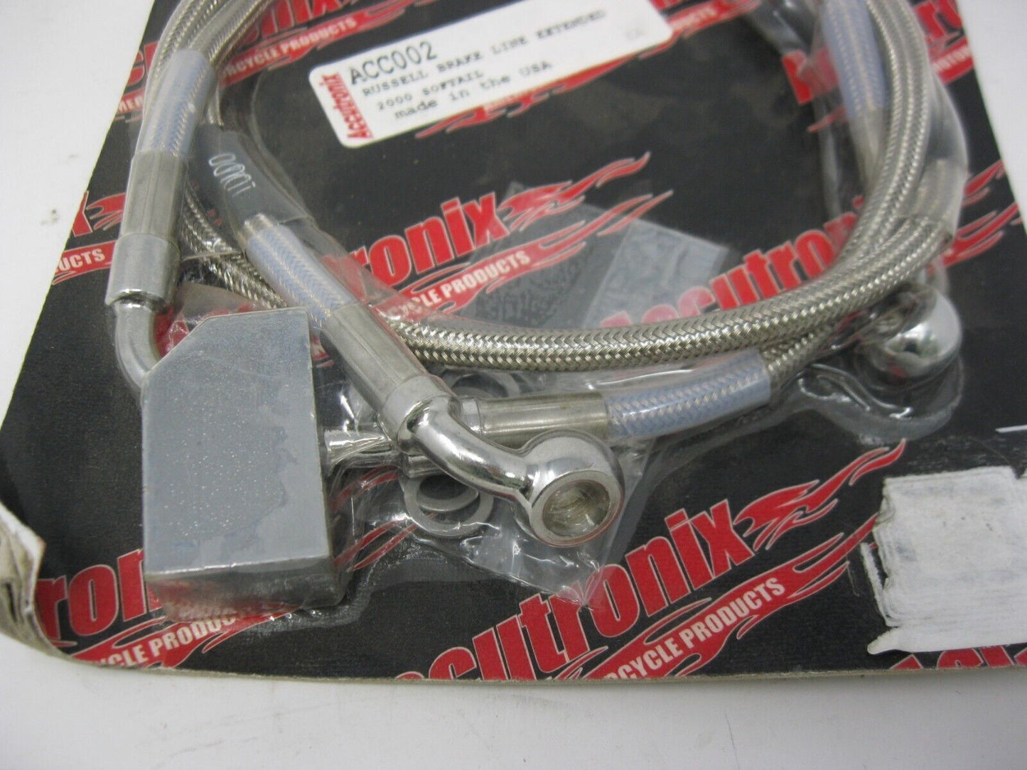 Accutronix ACC002 Russell Brake Line Extended, 2000 Softail