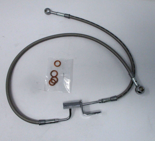 Replacement +3" Extension Rear Brake Line 07-617