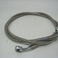Drag Specialties - 660214-8 - Extended Stainless Steel Front Brake Line Kit