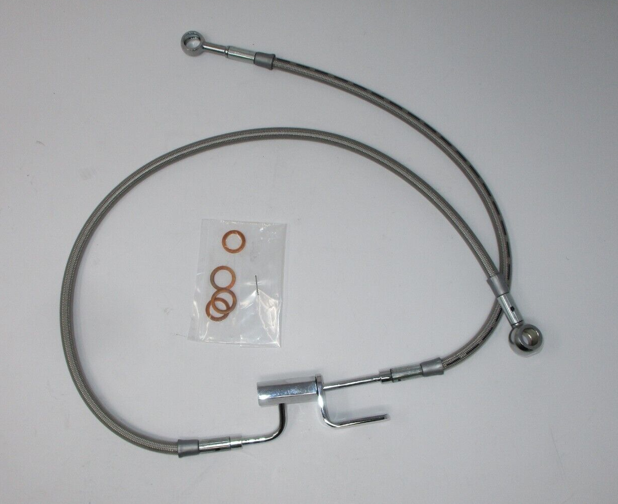 Replacement +3" Extension Rear Brake Line 07-617