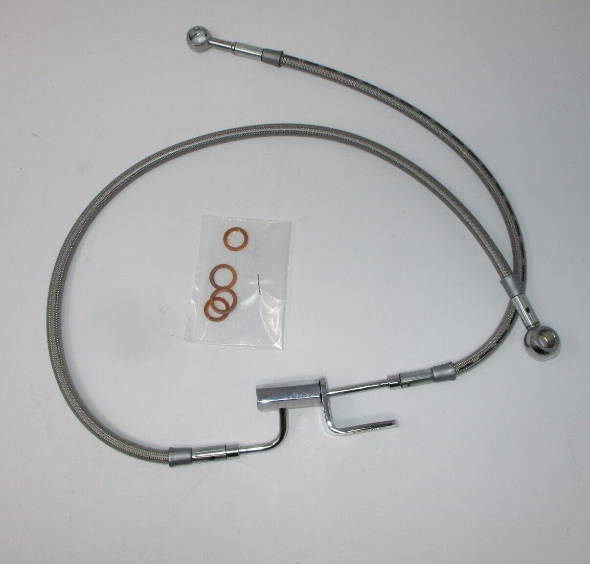 Replacement +3" Extension Rear Brake Line 07-617