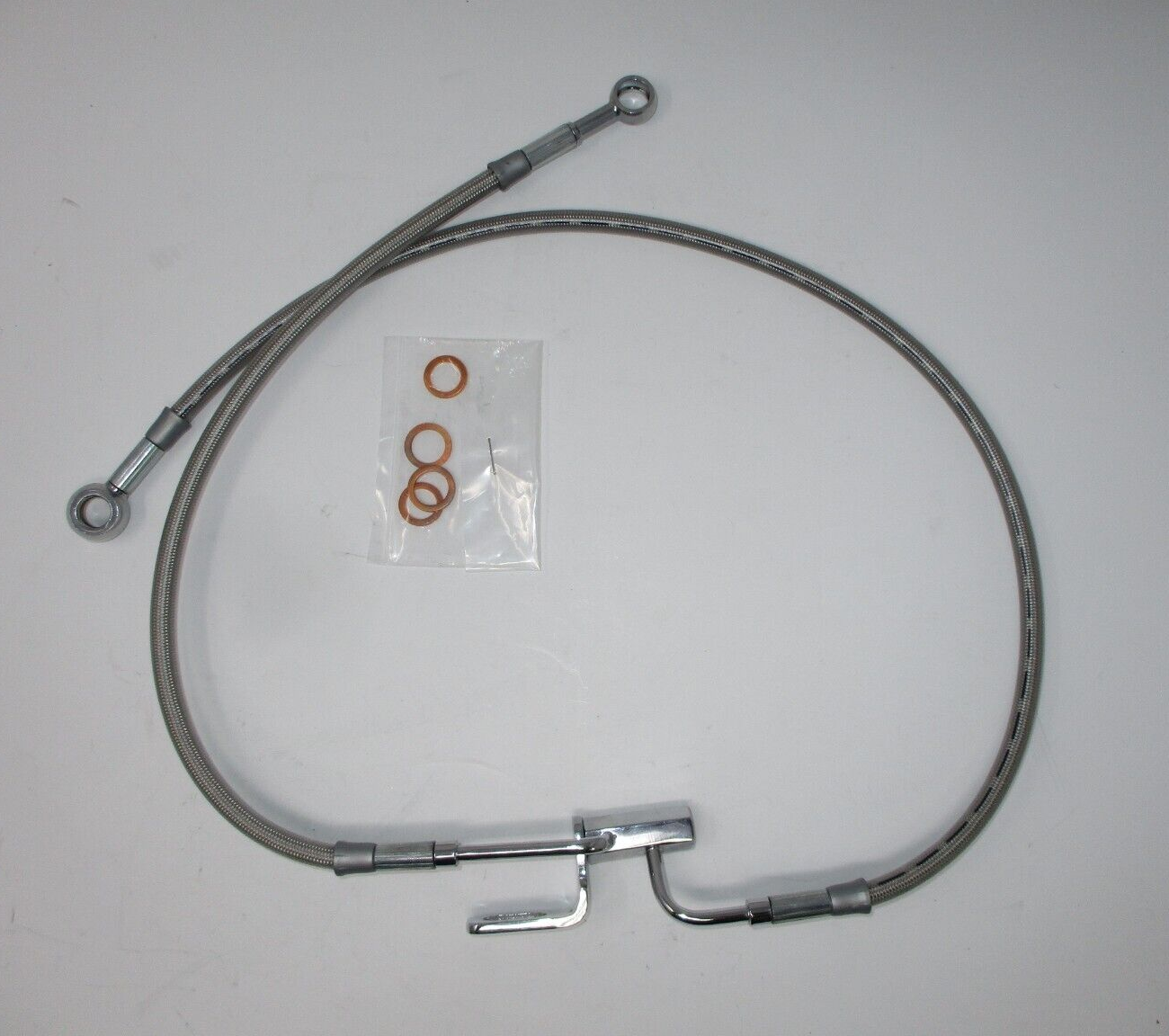 Replacement +3" Extension Rear Brake Line 07-617