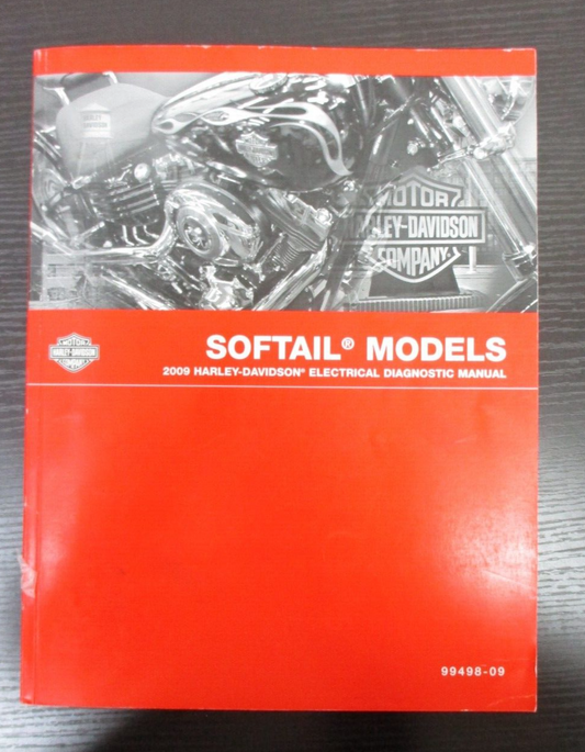 Harley-Davidson  Softail Models 2009 Electrical Diagnostic Manual 99498-09