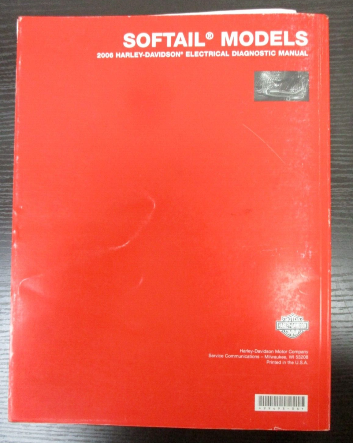 Harley-Davidson  Softail Models 2006 Electrical Diagnostic Manual 99498-06
