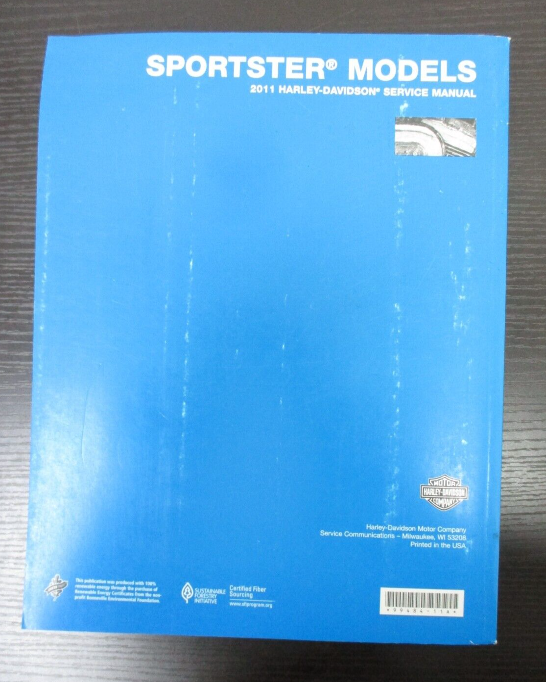 Harley-Davidson  Sportster Models 2011 Service Manual 99484-11A