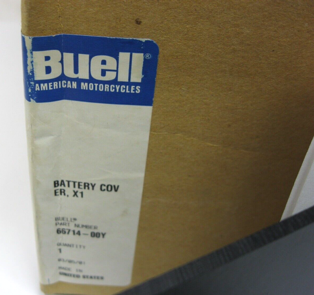 Buell OEM 99 & Later X1 Battery Cover 66714-00Y
