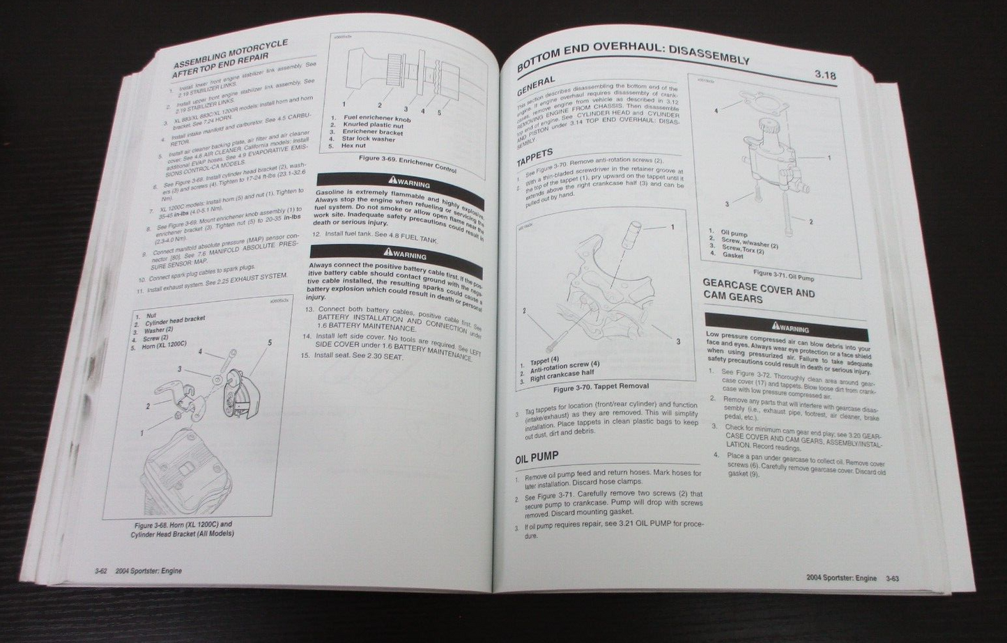Harley-Davidson  Sportster Models 2004 Service Manual 99484-04