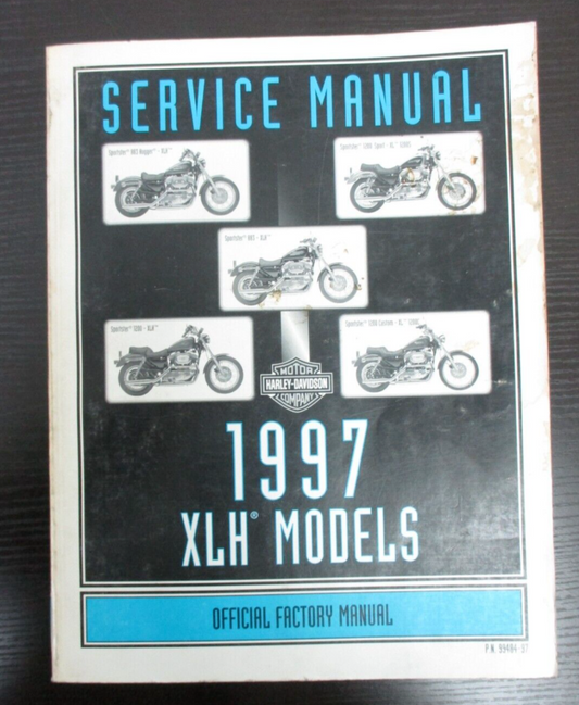 Harley-Davidson 1997 XLH Models Official Factory Service Manual 99484-97