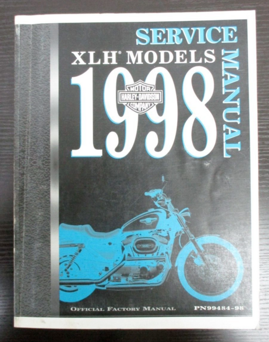 Harley-Davidson 1998 XLH Models Official Factory Service Manual 99484-98