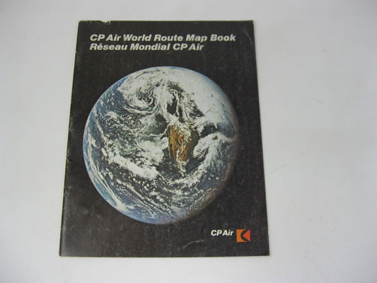 CP World Route Map Book 1974 Collectors Item