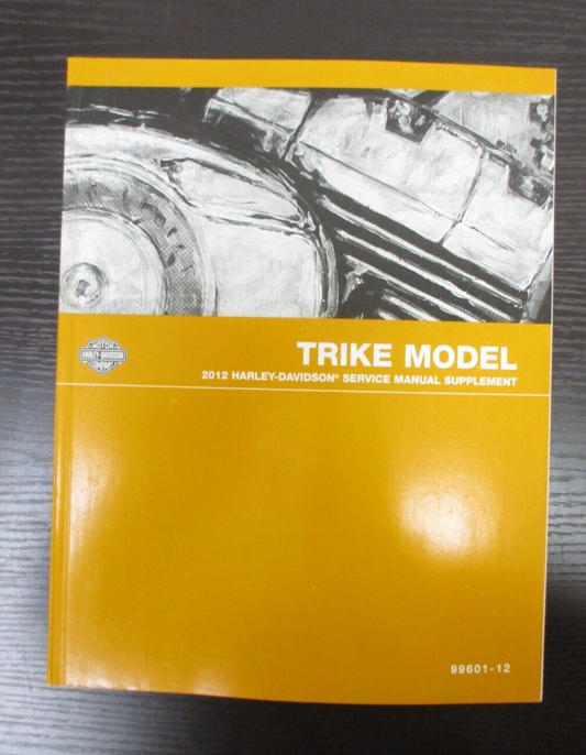 Harley-Davidson Trike Models 2012 Service Manual Supplement 99601-12