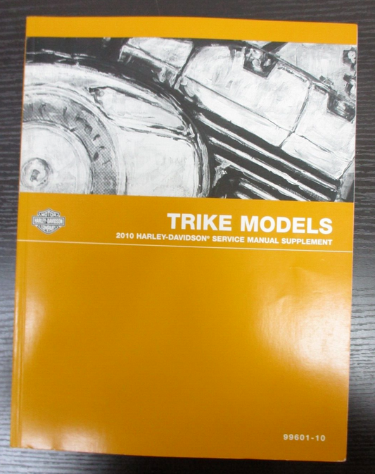 Harley-Davidson Trike Models 2010 Service Manual Supplement 99601-10