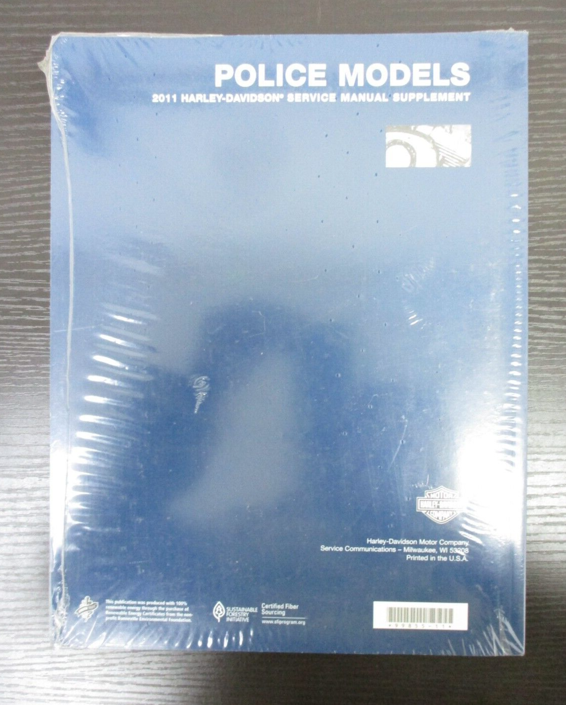 Harley-Davidson FTL Police Models 2011 Service Manual Supplement 99855-11