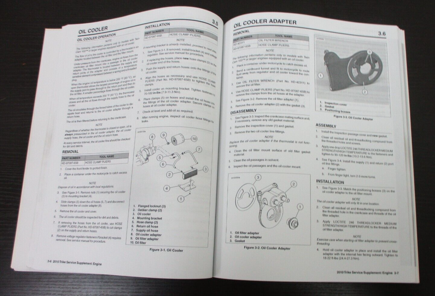 Harley-Davidson Trike Models 2010 Service Manual Supplement 99601-10