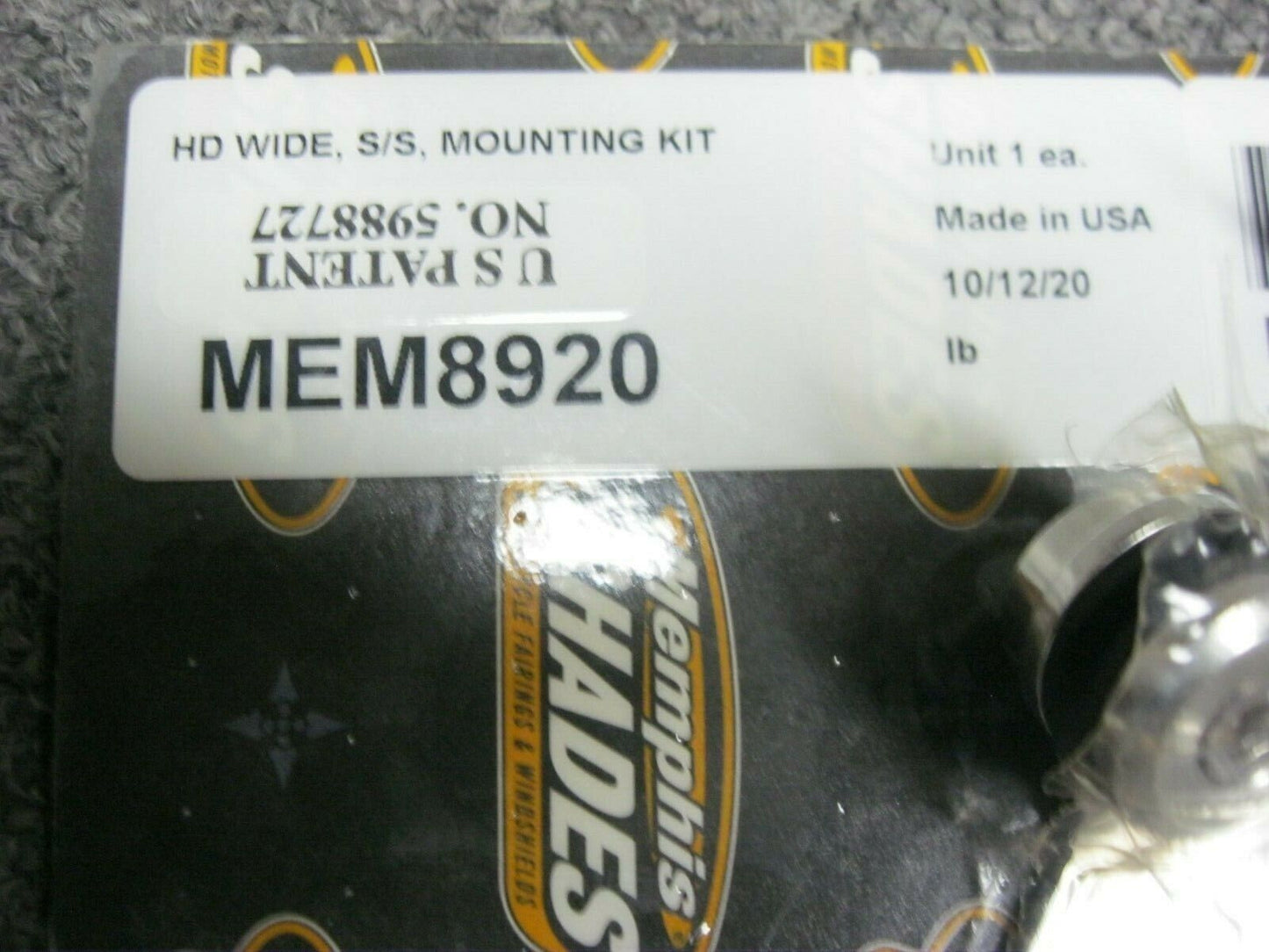 Memphis Shades MEM8920 Trigger Lock Mount Kit for Sportshield Windshields