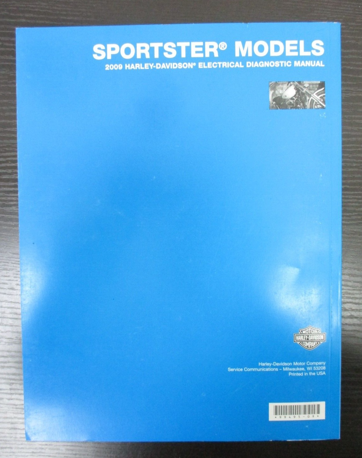 Harley-Davidson Sportster Models 2009 Electrical Diagnostic Manual  99495-09