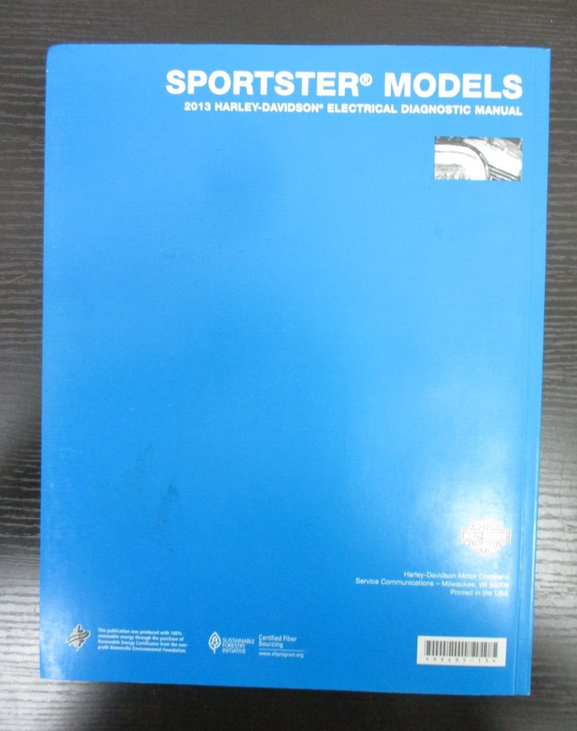 Harley-Davidson Sportster Models 2013 Electrical Diagnostic Manual  99495-13