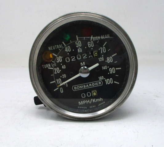 1970's Can Am Bombardier Speedometer Assembly