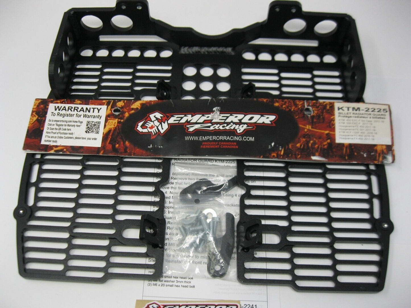 Emperor Racing 17-18 KTM450/500 Billet Radiator Guard  KTM-2225