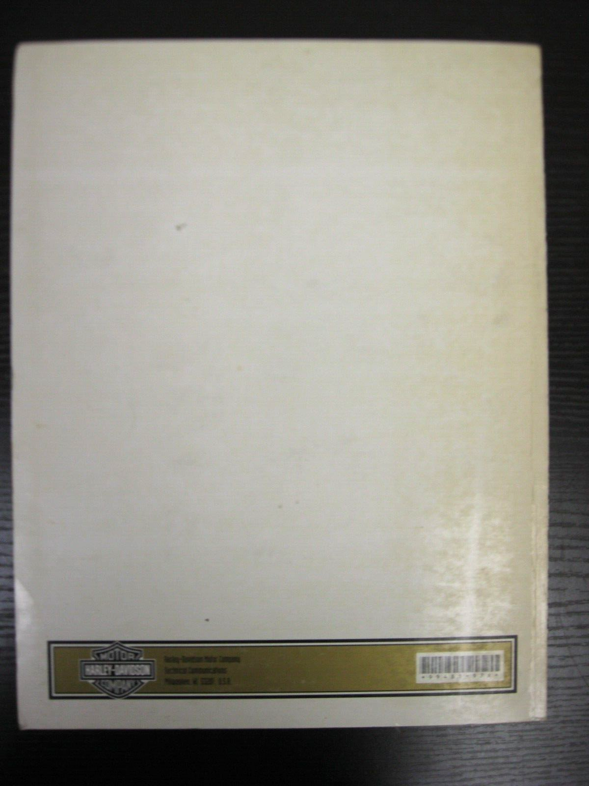 Harley-Davidson Service Manual 1997 Dyna Glide Models 99481-97A