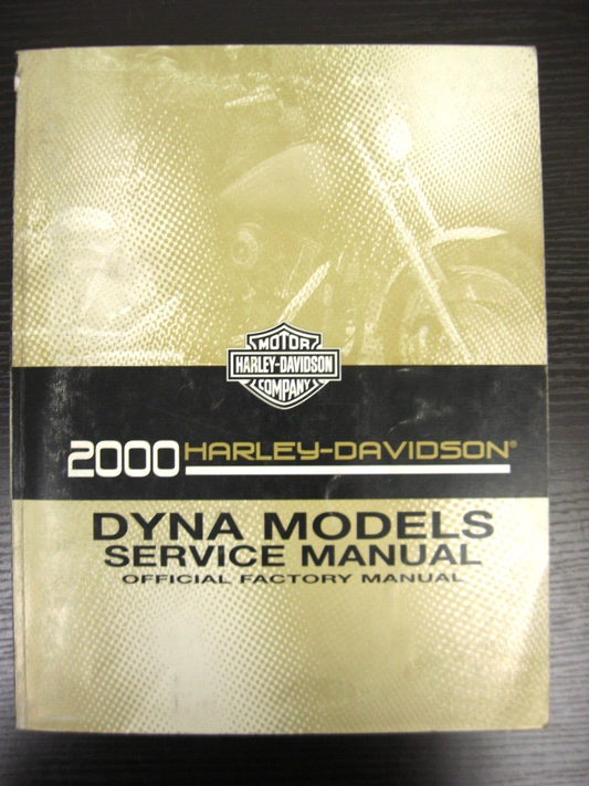 Harley-Davidson Service Manual 2000 Dyna Models 99481-00