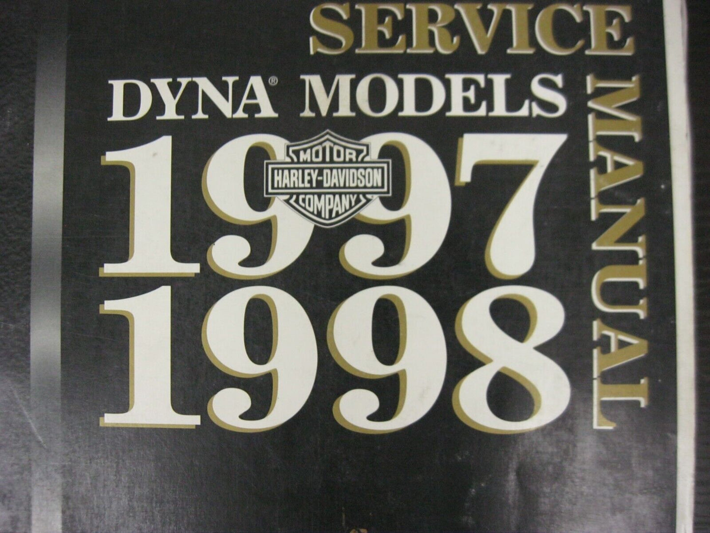 Harley-Davidson Service Manual 1997-1998 Dyna Models 99481-98