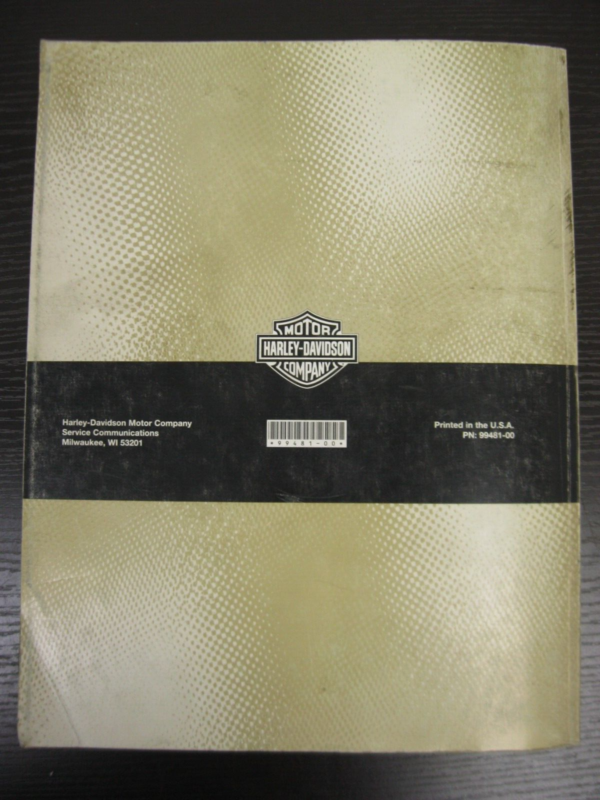 Harley-Davidson Service Manual 2000 Dyna Models 99481-00