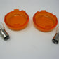 Harley Davidson OEM Bullet Amber Turn Signal Lens's Pack of Two 68973-00