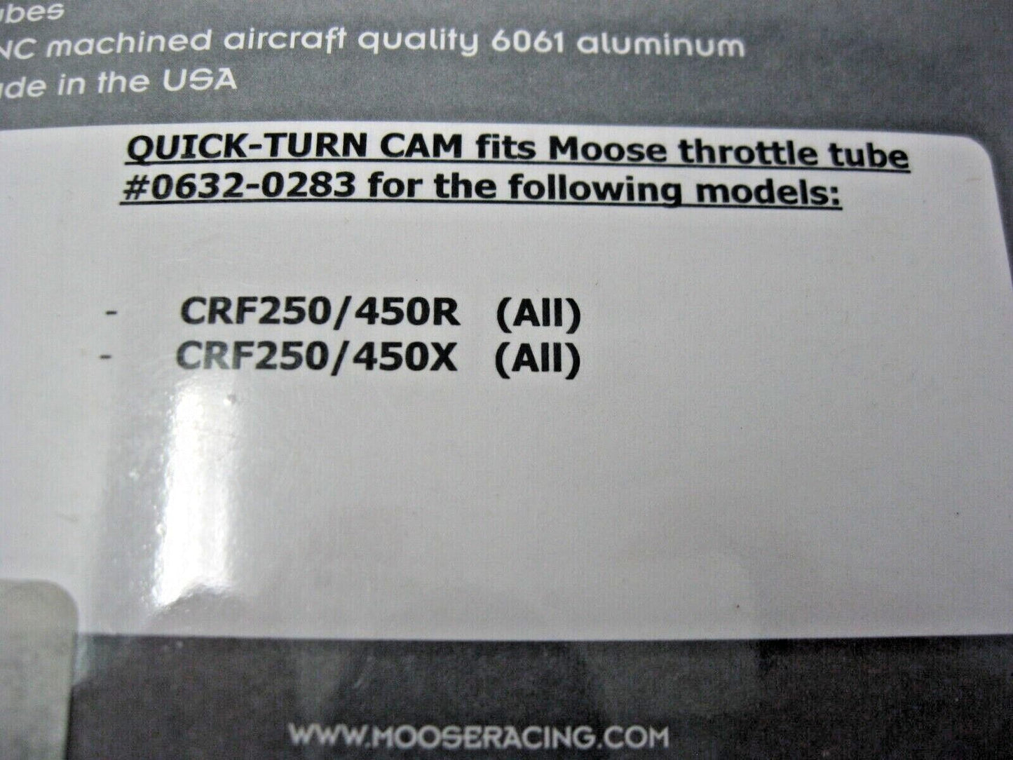 Moose Racing Throttle Cam for '00-'18 Honda CRF254/450R/450X   0632-0309