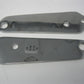 Chrome Foot Peg Relocation Plates for 91-17 Harley-Davidson Dyna Models 49354-01