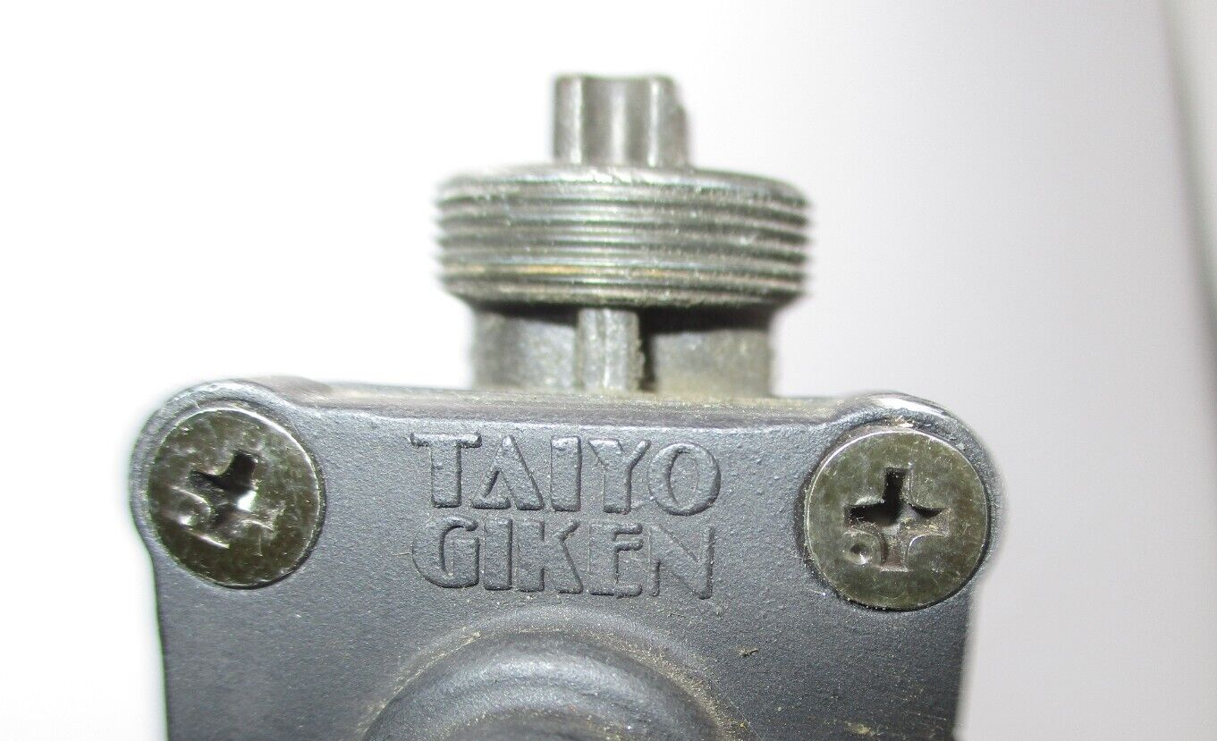 TAIYO GIKEN 22mm Thread Petcock Vacuum Hose Outlet on Front Left Side