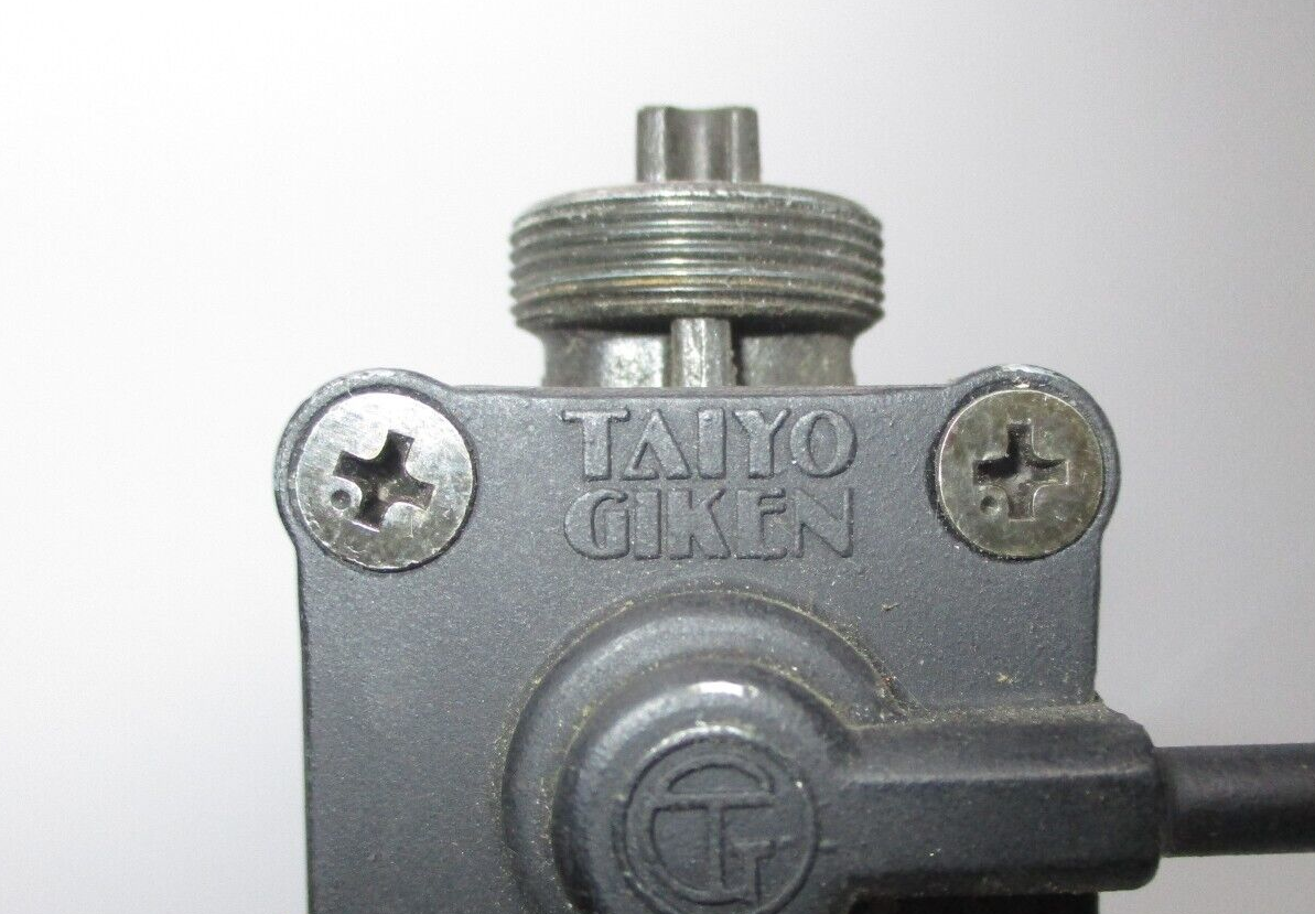 TAIYO GIKEN 22mm Thread Petcock Vacuum Hose Outlet on Front Left Side