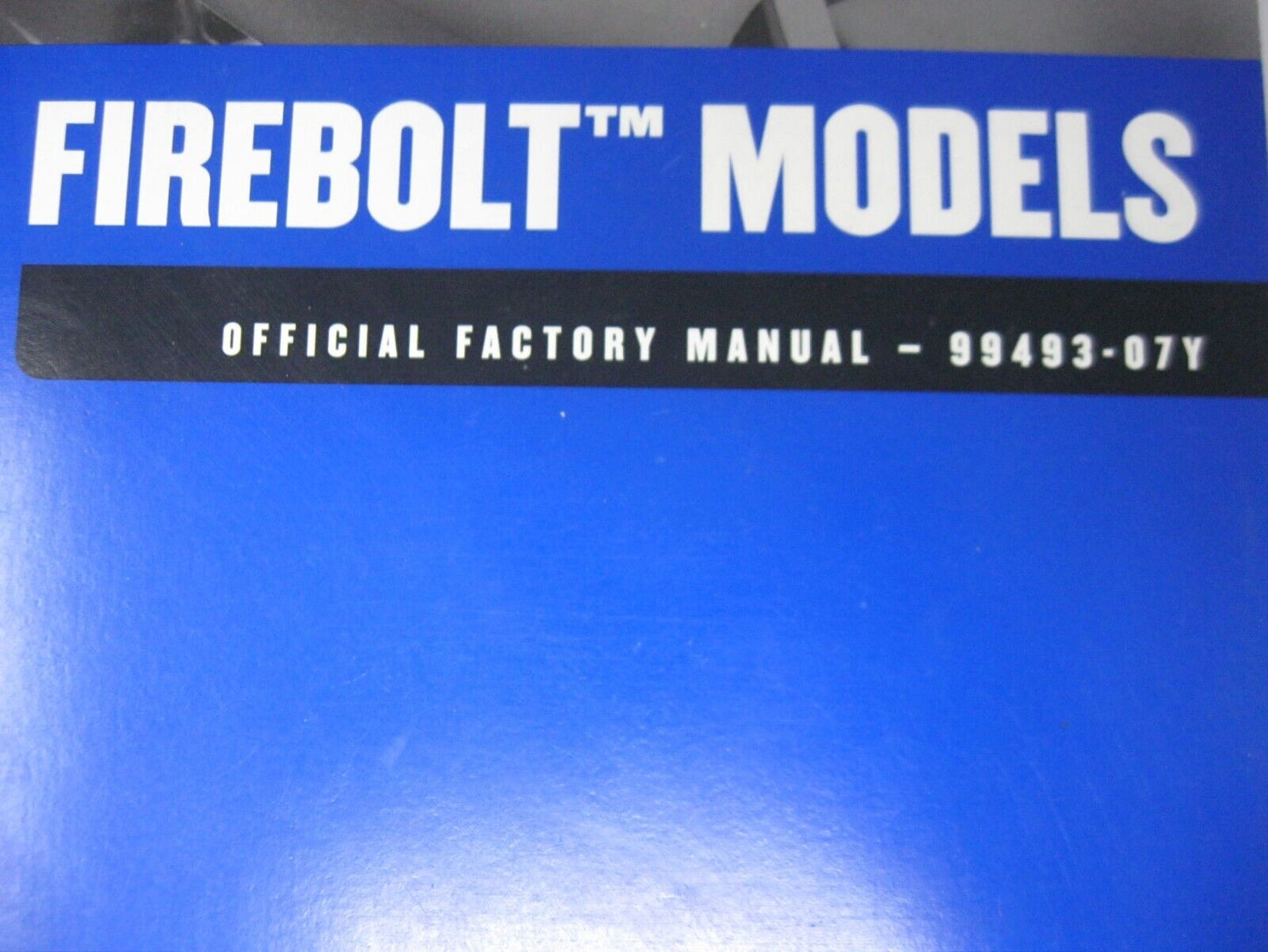 Buell Service Manual 2007 Firebolt Models 99493-07Y