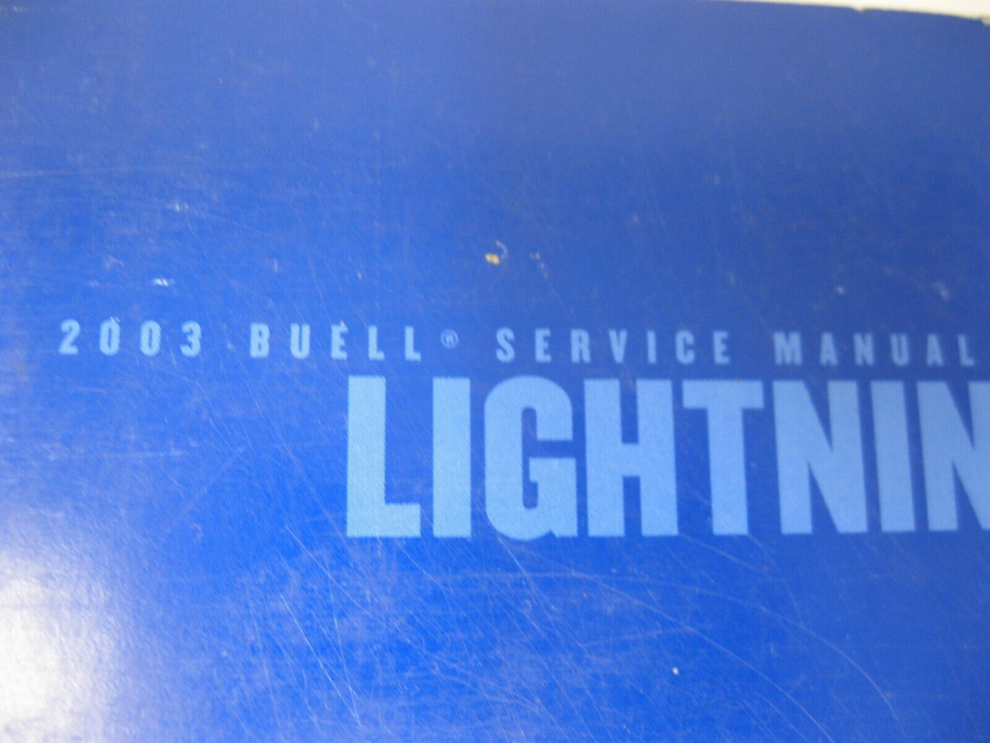 Buell Service Manual 2003 Lighting XB9S Model 99490-03Y