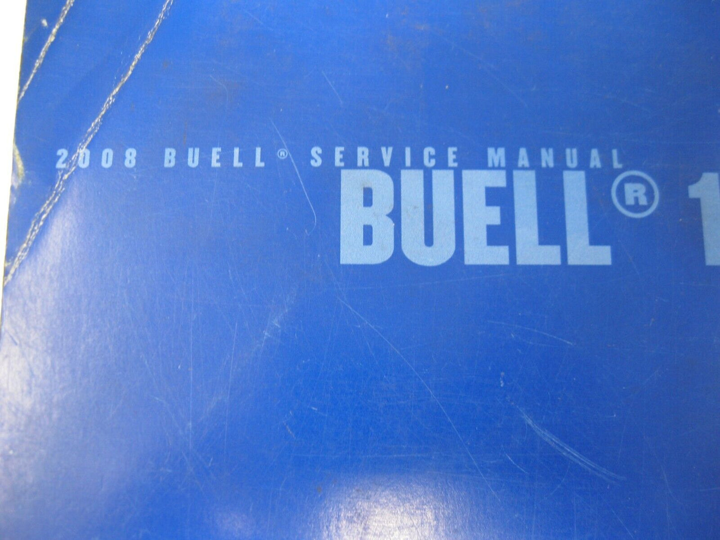 Buell Service Manual 2008 1125R Model 99491-08Y