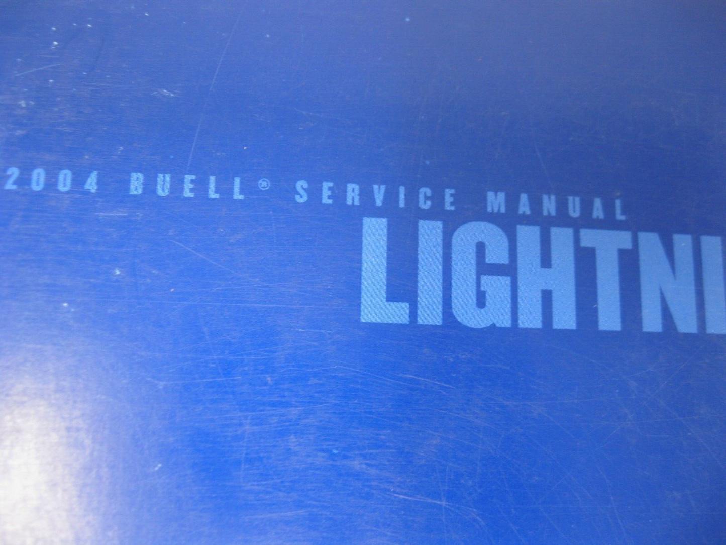 Buell Service Manual 2004 Lightning Models 99490-04Y