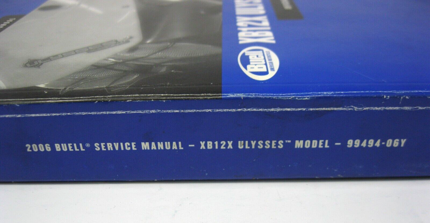 Buell Service Manual 2006 XB12X Ulysses Model 99494-06Y