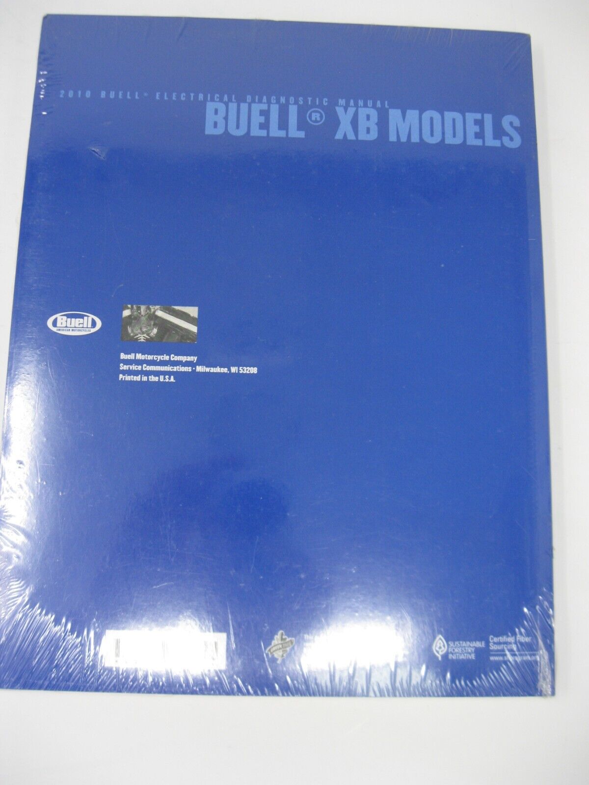 Buell Electrical Diagnostic Manual 2010 XB Model 99943-10Y