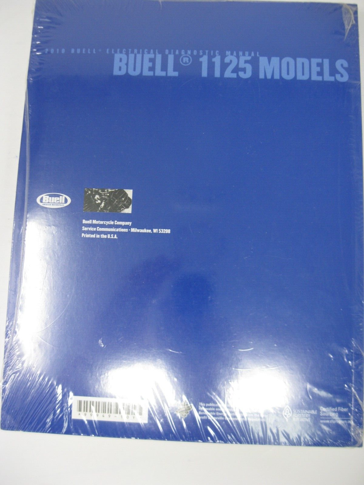 Buell Electrical Diagnostic Manual 2010 1125 Model 99949-10Y