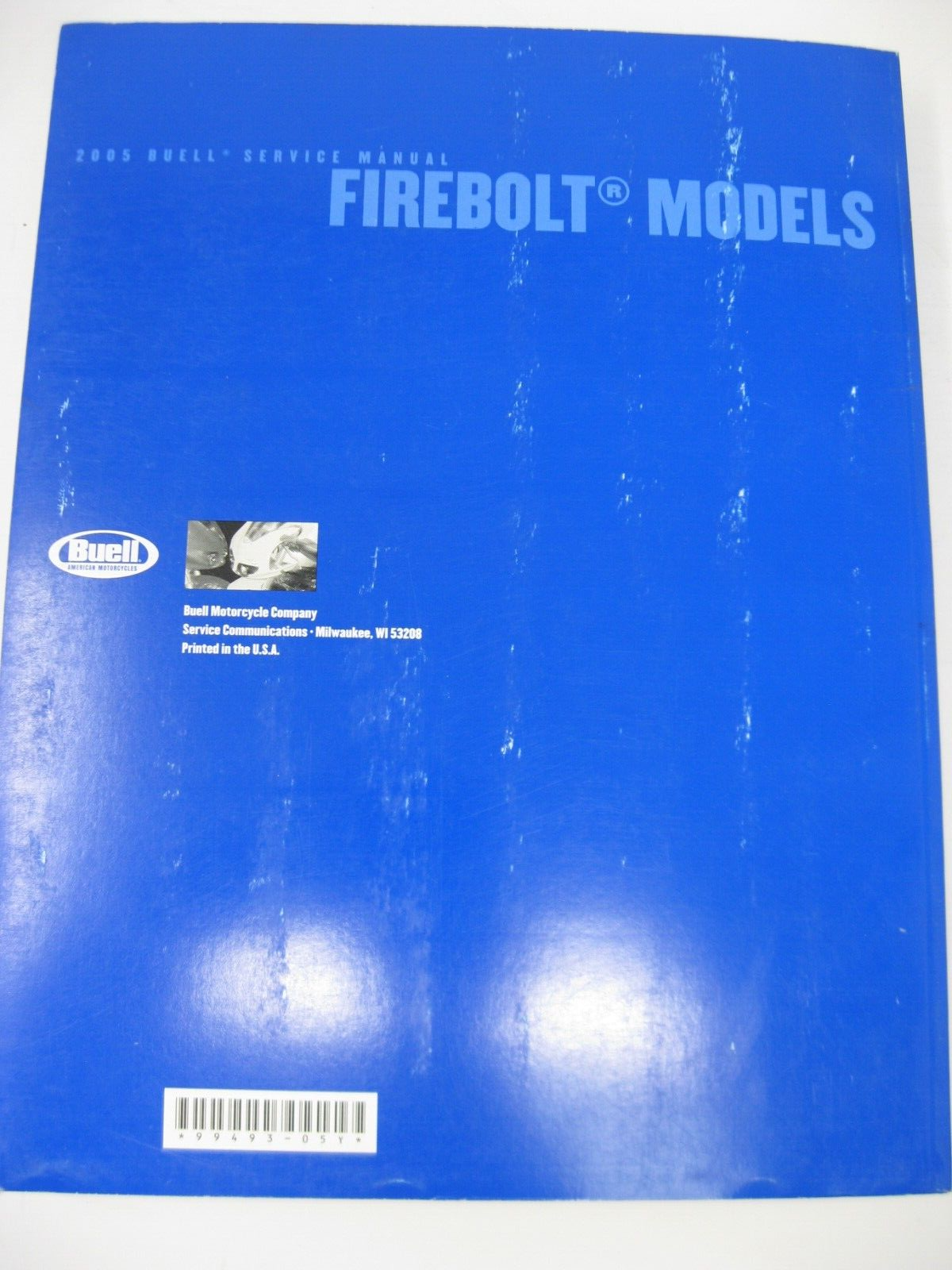 Buell Service Manual 2005 Firebolt Models 99493-05Y