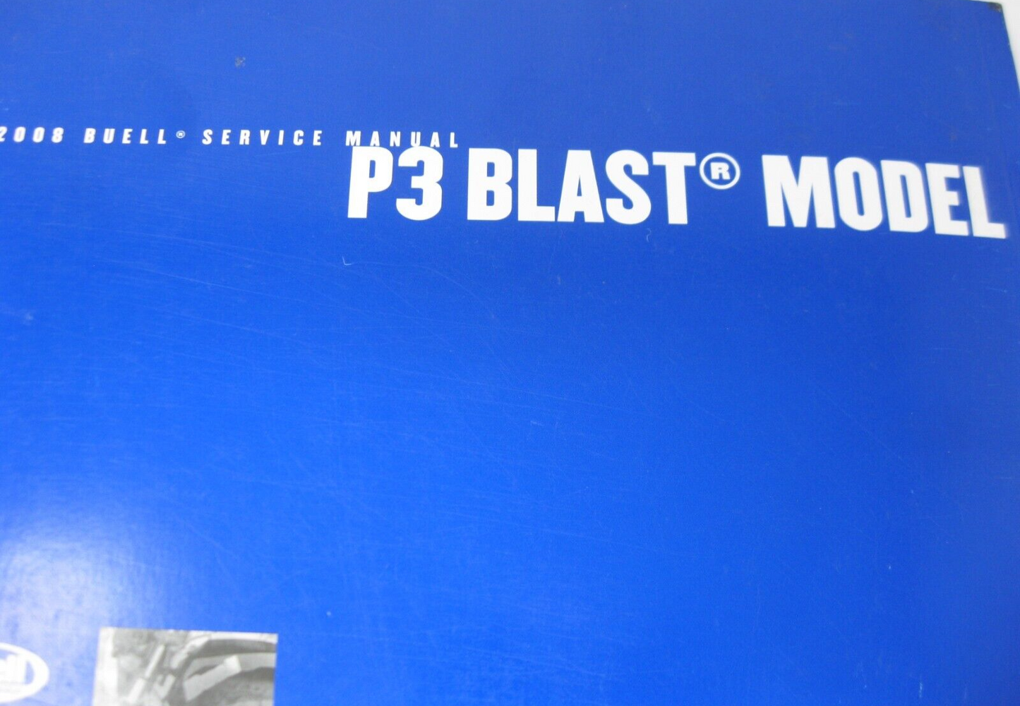 Buell Service Manual 2008 P3 Blast Model 99492-08Y